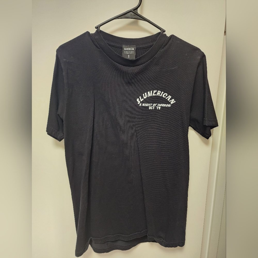Slumerican 'A Night of Horror' Graphic Tee Size Small